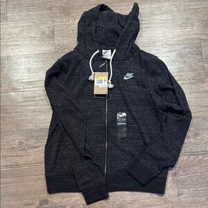 Nike Black Zip-Up Hoodie
